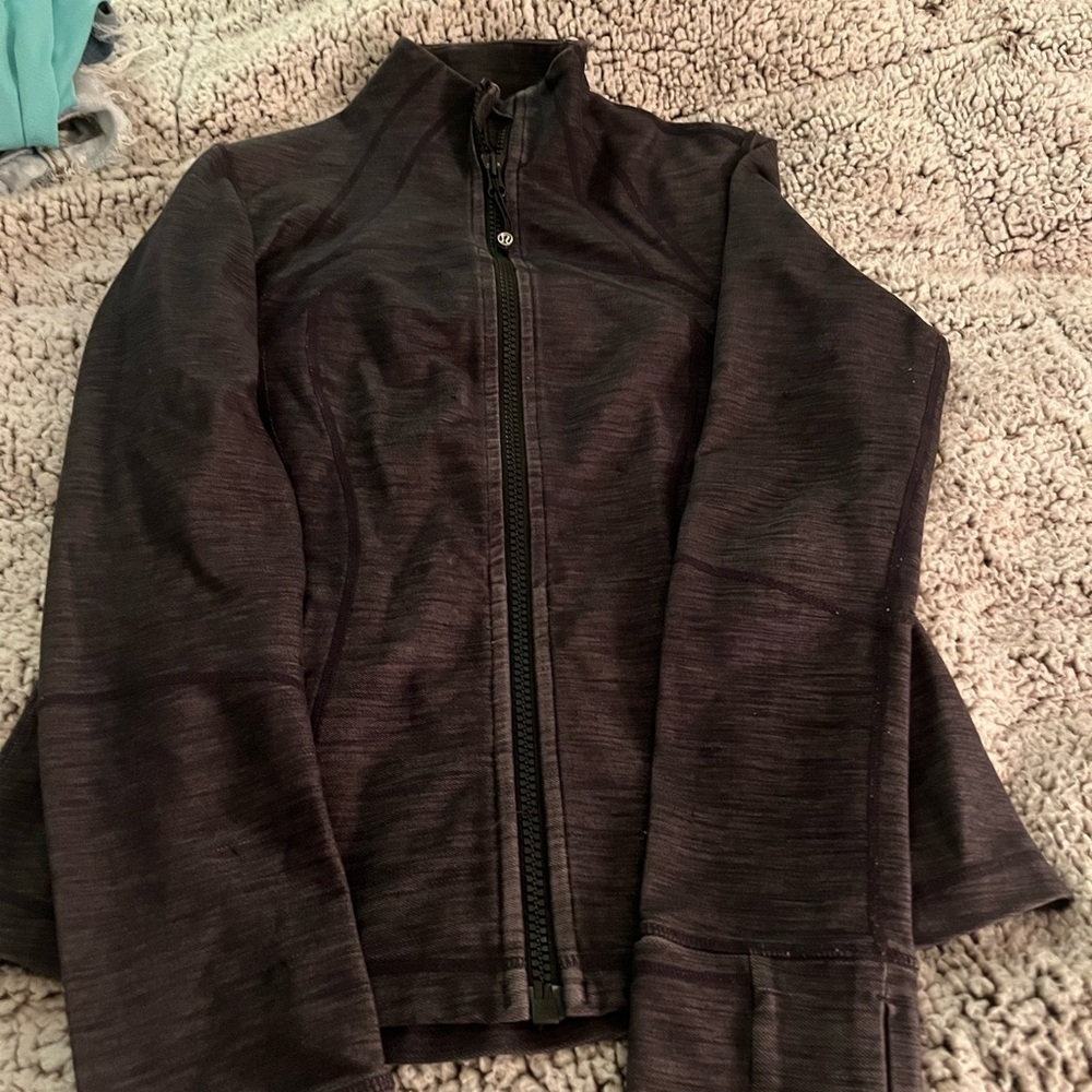 lululemon athletica Black Full Zip Define Jacket size 8